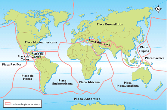 3. Tectónica de las placas - Nuestro planeta: La Tierra