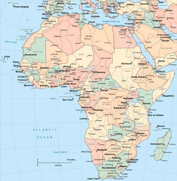 Africa mapa 