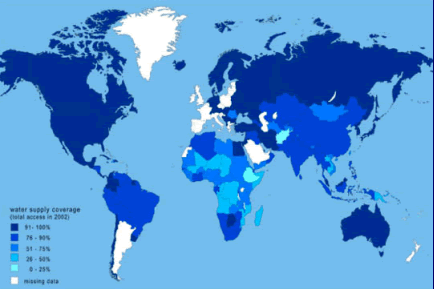 Consumo de agua en el mundo