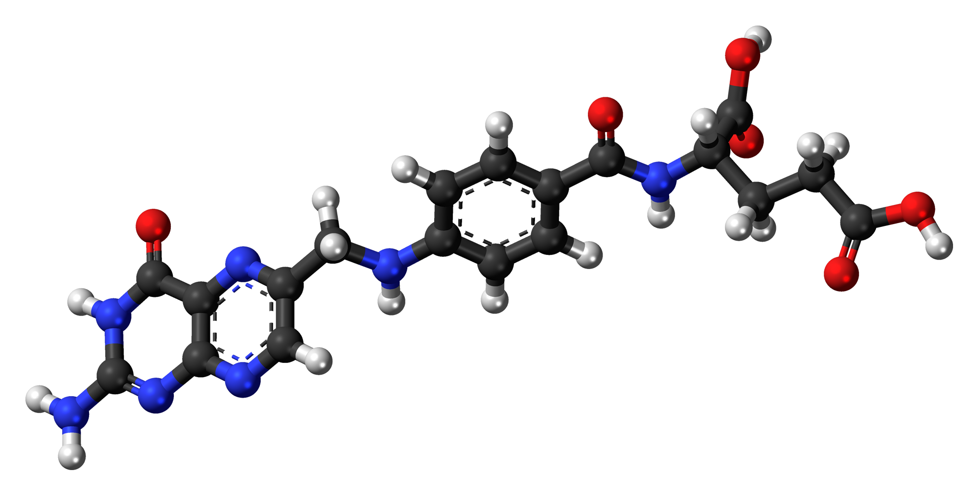 Estructura molecular del acido folico