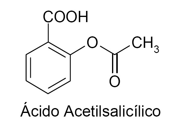 Formula acido acetilsalicilico
