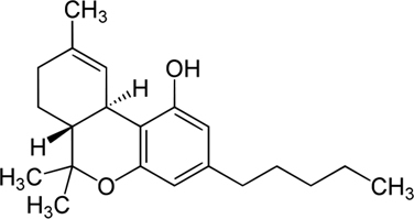 Formula molecular THC