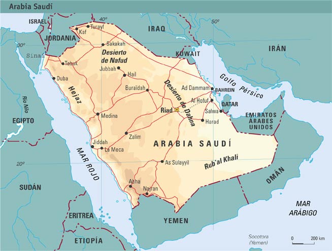 La península Arábiga