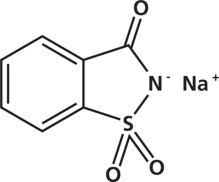 Molécula de sacarina