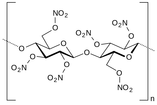 Nitrato de celulosa formula