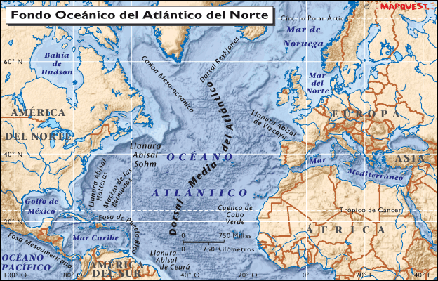 Oceano Atlantico datos