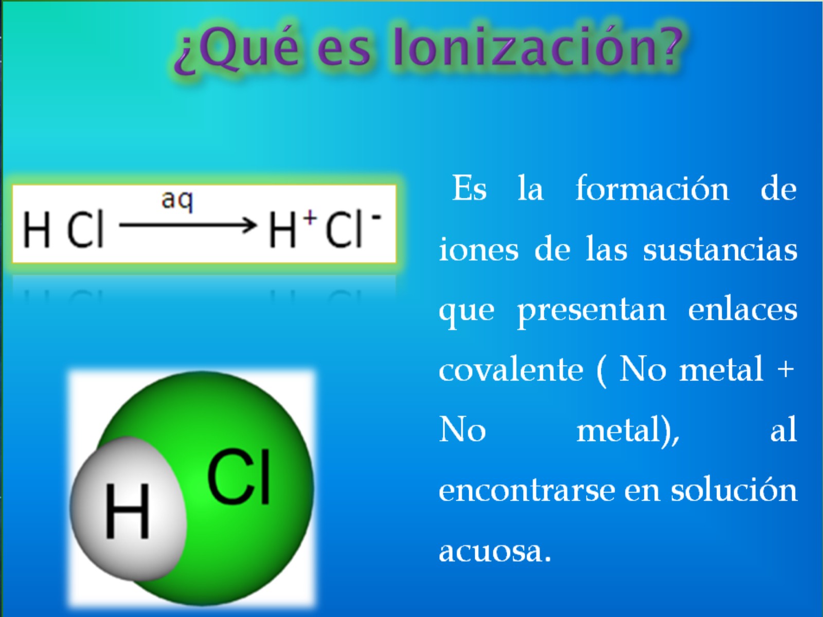 Que es ionizacion
