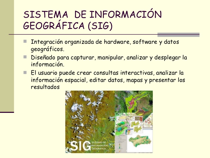 Sistemas de Informaciones Geográficas (GIS)