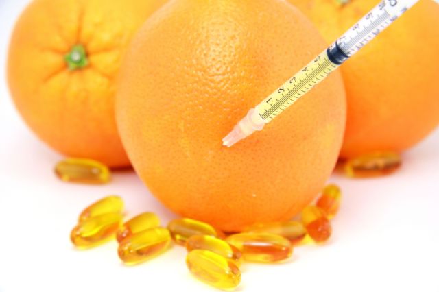 Ácido ascórbico de la vitamina C como agente reductor